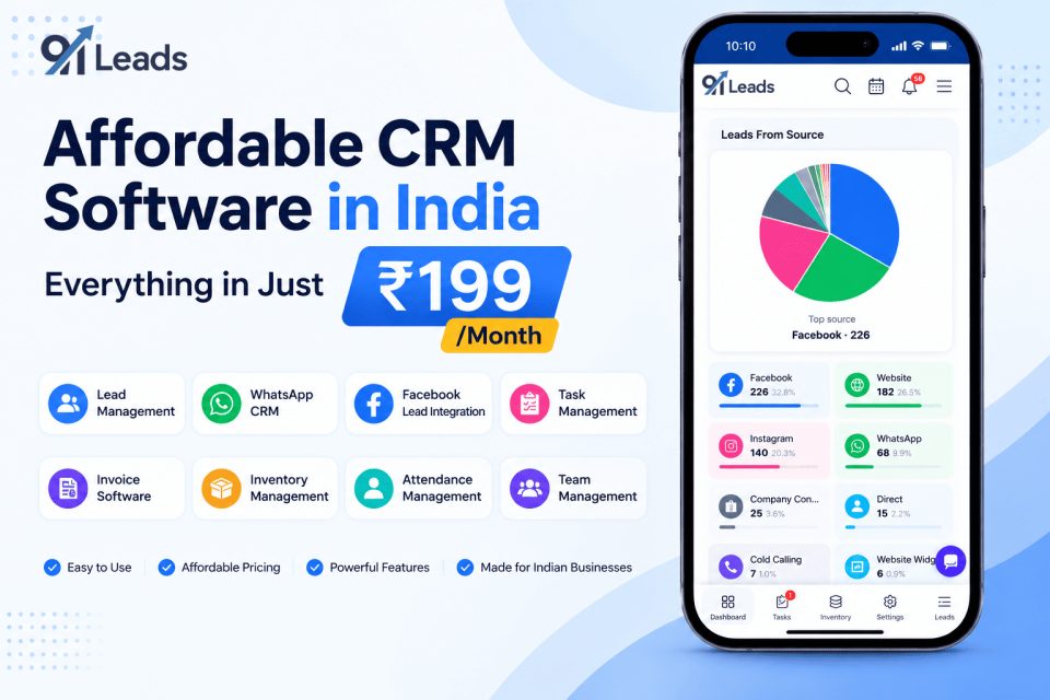 Affordable CRM Software in India: Everything You Need for Just ₹199/Month