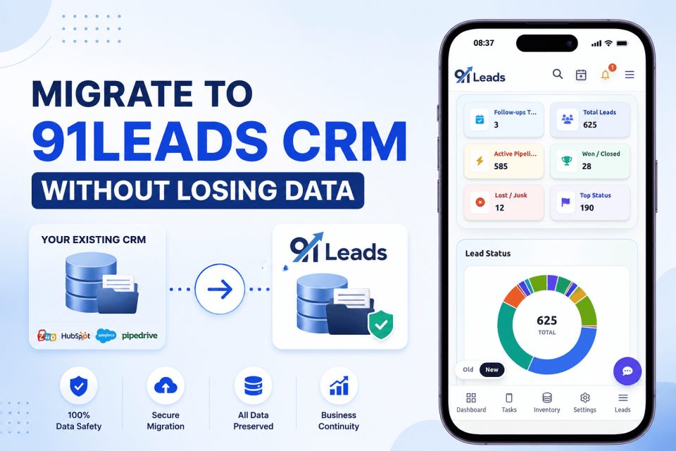 How to Migrate from Another CRM to 91Leads Without Losing Data