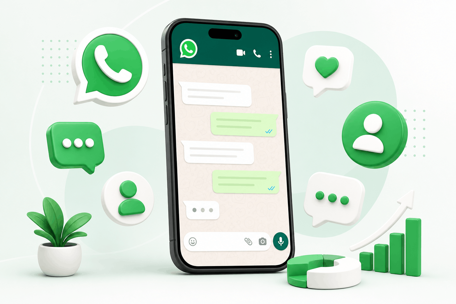 A smartphone showing a WhatsApp chat conversation managed through the 91Leads shared team inbox